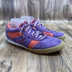 Vtg DIESEL Purple Pink Live Rush Suede Women's Sneakers, Size 10, Y2K